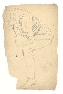 Male Figure Study: Verso, Unidentifiable Line Drawings | Explore Our ...