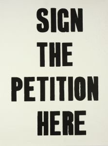 Sign the Petition Here | Explore Our Collections